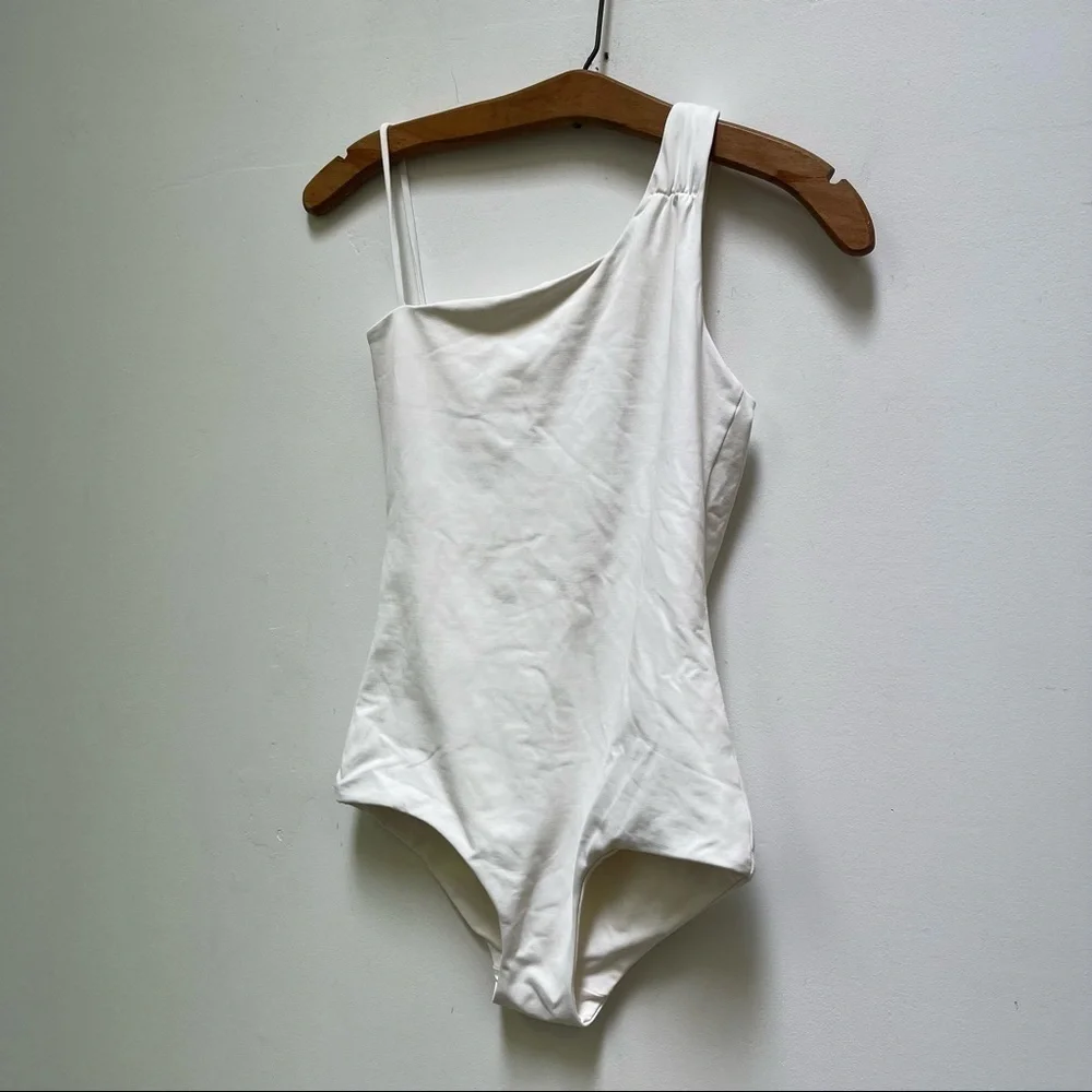 Pearl Swimwear by Heather Fish White One-Piece Swimsuit